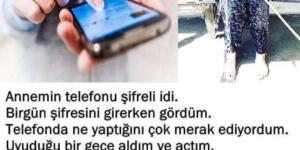 TELEFON ŞİFRESİNİ ÖĞRENİNCE